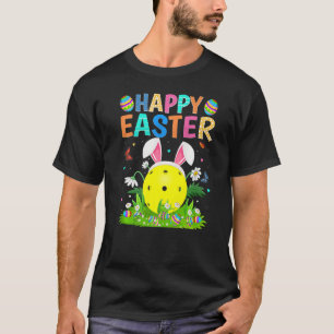 T-shirt Joyeux Oeuf Lapin de Pâques Funny Pickleball Pâque