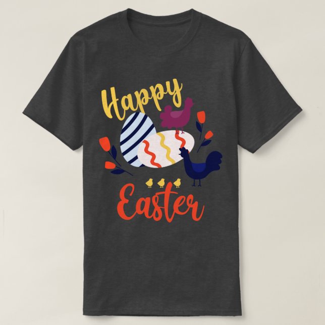 T-shirt Joyeux oeufs de Pâques (Design devant)