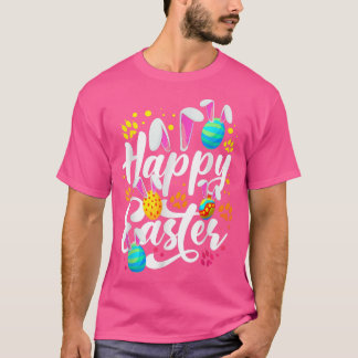 T-shirt Joyeux Oeufs De Pâques Avec Lapin De Pâques R
