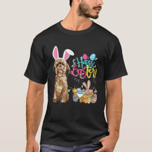 T-shirt Joyeux oeufs de Pâques Bunny Chien Shihtzu Garçons