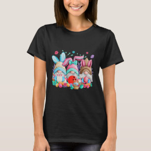 T-shirt Joyeux OEufs de Pâques Bunny Gnomes Bowling Lover