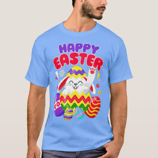 T-shirt Joyeux oeufs de Pâques de lapin