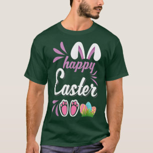 T-shirt Joyeux Oeufs de Pâques Filles Femmes