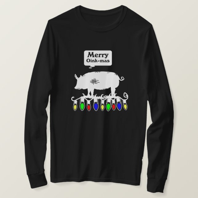 T-shirt Joyeux Oink-Mas (Design devant)
