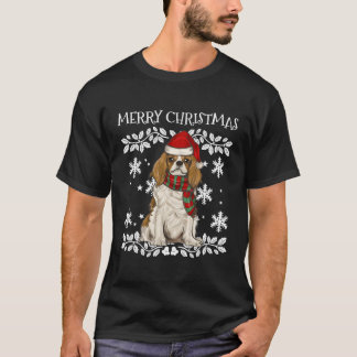 T-shirt Joyeux ornement Cavalier roi Charles Spaniel Xmas