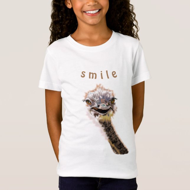 T-Shirt Joyeux Ostrich Smile (Devant)