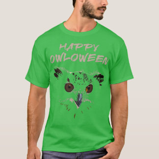 T-shirt Joyeux Owloween Owl pour Halloween