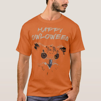 T-shirt Joyeux Owloween Owl pour Halloween