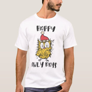 T-shirt Joyeux Owly Days Funny Père Noël Owl