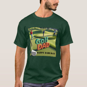 T-shirt Joyeux papa de jour "Golf Papa" Custom