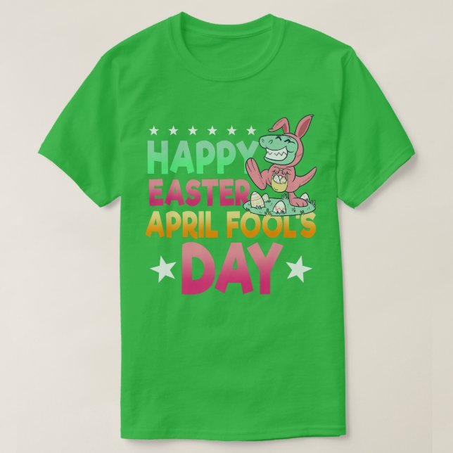 T-shirt Joyeux Pâques Avril Fools Day Prank Jokester Holid (Design devant)