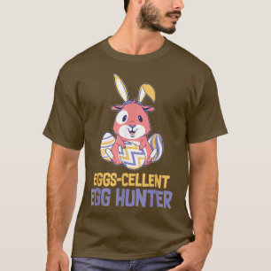 T-shirt Joyeux Pâques Drôle OEufCellent Chasseur OEufs Pâq