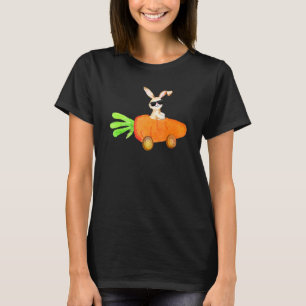T-shirt Joyeux Pâques mignonne Bunny Carott Camion Lunette
