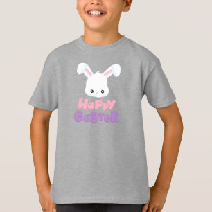 T-shirt Joyeux Pâques, Mignonne Lapin, Lapin Blanc, Lapin