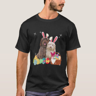 T-shirt Joyeux Pâques Trois Cockapos Portant un chien de 