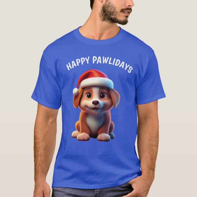 T-shirt Joyeux Pawlidays (Devant)