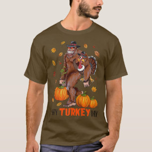 T-shirt Joyeux pèlerin de Bigfoot Sasquatch Turquie
