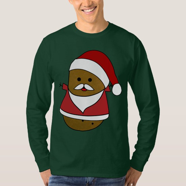T-shirt Joyeux Père Noël Patate de Noël (Devant)