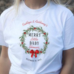 T-shirt Joyeux petit Baby shower de Noël