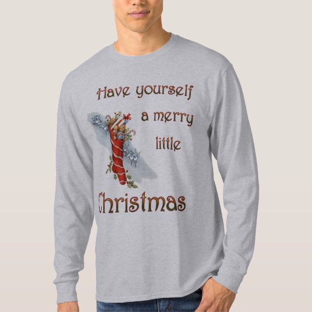 T-shirt Joyeux petit bas de Noël (Devant)