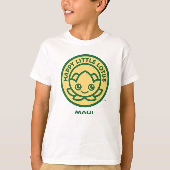 T-shirt Joyeux Petit lotus, Maui, (Devant)