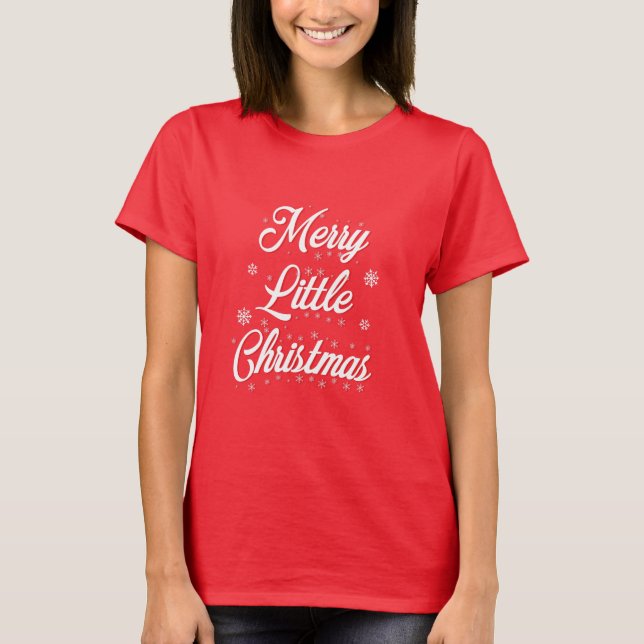 T-shirt Joyeux petit Noël (Devant)