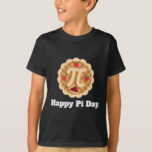 T-shirt Joyeux Pi Day Cerry Pie Cute 3.14 Garçons Enfants