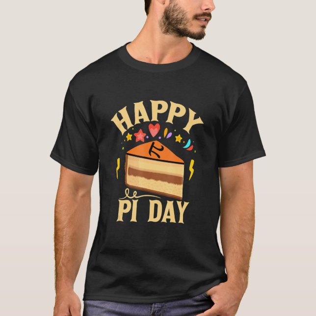 T-shirt Joyeux Pi Day Funny Pi Day (Devant)