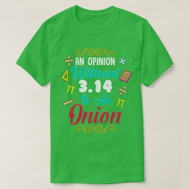 T-shirt Joyeux Pi Day National Anniversaire Funny Math Gee (Design devant)