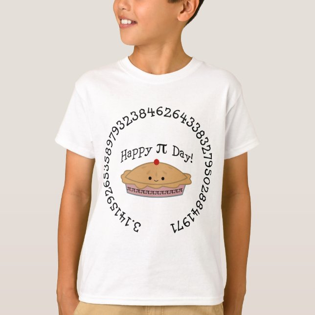 T-shirt Joyeux Pi Day Pie (Devant)