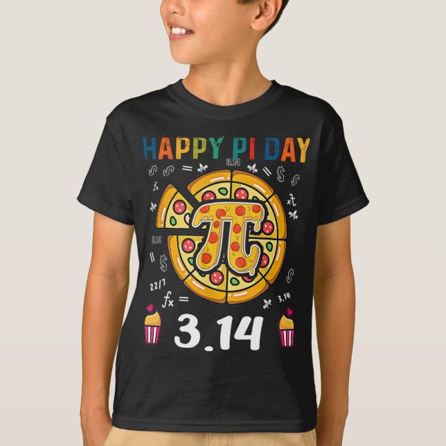 T-shirt Joyeux Pi Day, Pizza Jour Pie - Mathématiques Pi S (Devant)