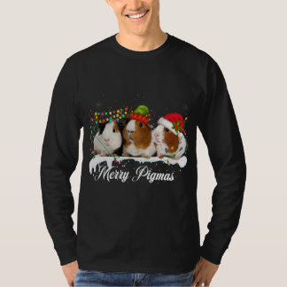 T-shirt Joyeux Pigmas 2022 Funny Noël Arbre Lumière