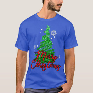 T-shirt Joyeux pins de Noël Arbre de Noël Noël Noël Noël N