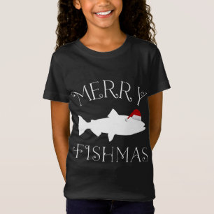 T-Shirt Joyeux poisson poisson Noël Noël