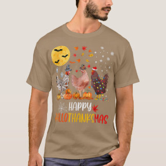 T-shirt Joyeux poulet des Hallothankmas