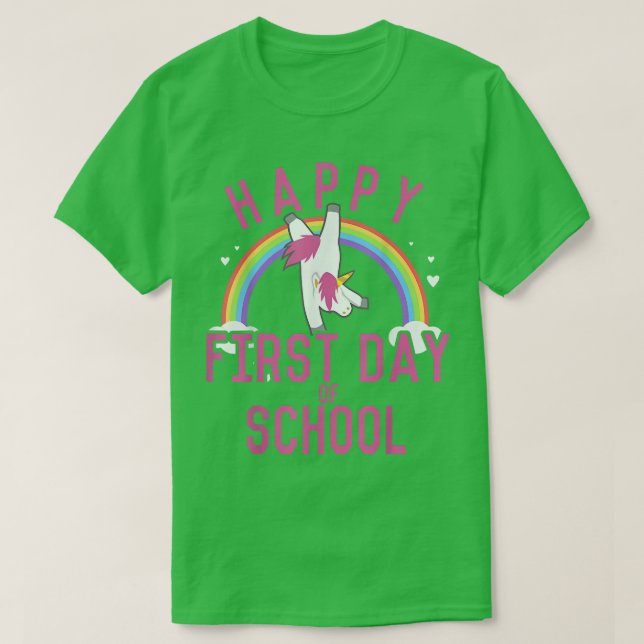 T-shirt Joyeux premier de l'école (Design devant)