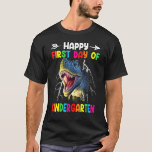 T-shirt Joyeux Premier Jour De Jardin D'Enfants Garçons Di