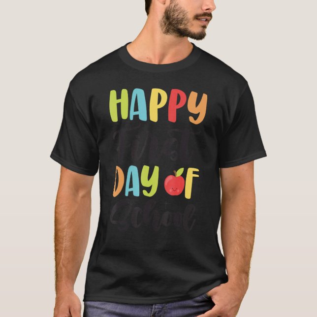 T-shirt Joyeux Premier Jour De L'École 2 (Devant)