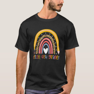 T-shirt Joyeux Premier Jour De L'École Bonjour Enseignant