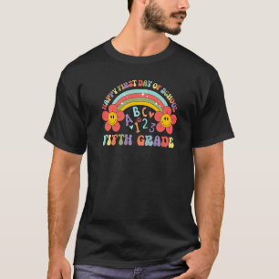 T-shirt Joyeux Premier Jour De L'École Cinquième Année Ens