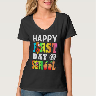 T-shirt Joyeux Premier Jour De L'École Hommes Femmes Ensei