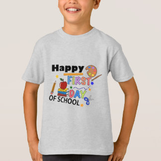 T-shirt Joyeux premier jour de l'école - mignon retour à l