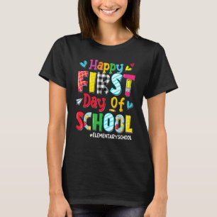 T-shirt Joyeux Premier Jour De L'École Primaire Retour À