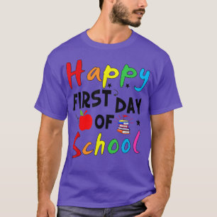 T-shirt Joyeux Premier Jour De L'École Retour À L'École En