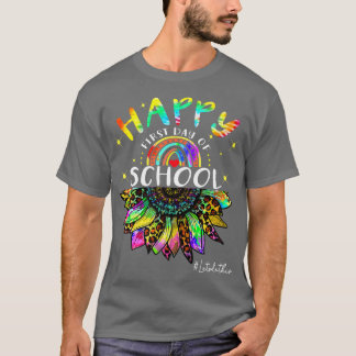T-shirt Joyeux premier jour de l'école Retour à l'école Ti