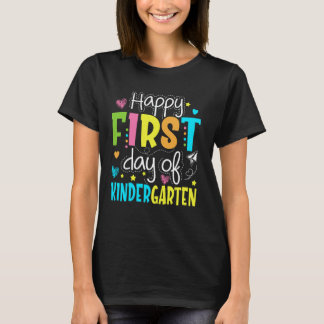 T-shirt Joyeux Premier Jour De Maternelle Enfants Enseigna