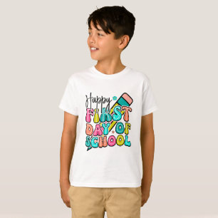 T-shirt Joyeux premier jour d'école