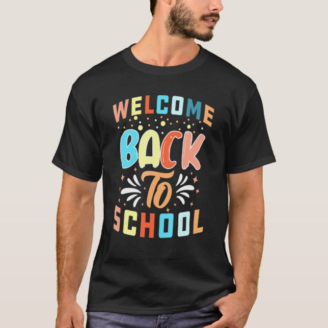 T-shirt Joyeux premier jour d'école (Devant)