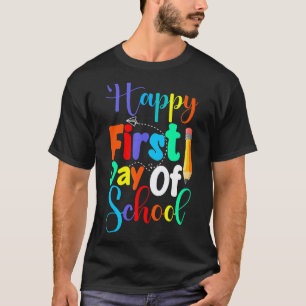 T-shirt Joyeux premier jour d'école Enseignant Élève Jard