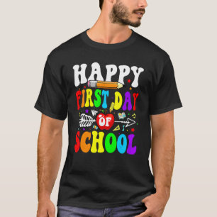 T-shirt Joyeux premier jour d'école enseignants rentrée de